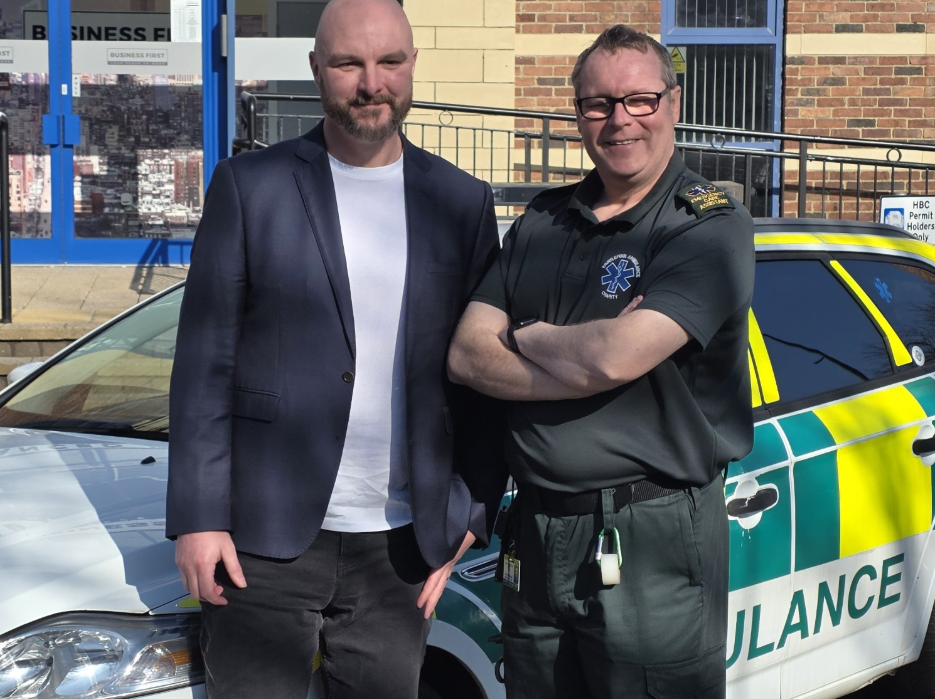 Donating a Website to Support Hartlepool Ambulance Charity